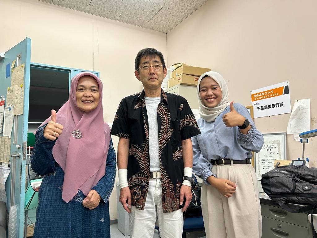 Prof. Diana and Lintang Visit Chiba University and the University of Yamanashi